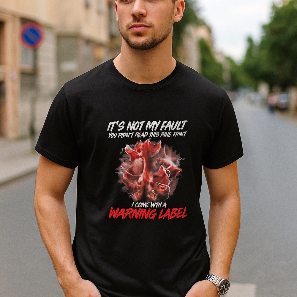 Red Dragon Graphic On Black T Shirt Men’s Size 2XL